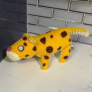Disney Yellow and Purple Plush Leopard Accent
